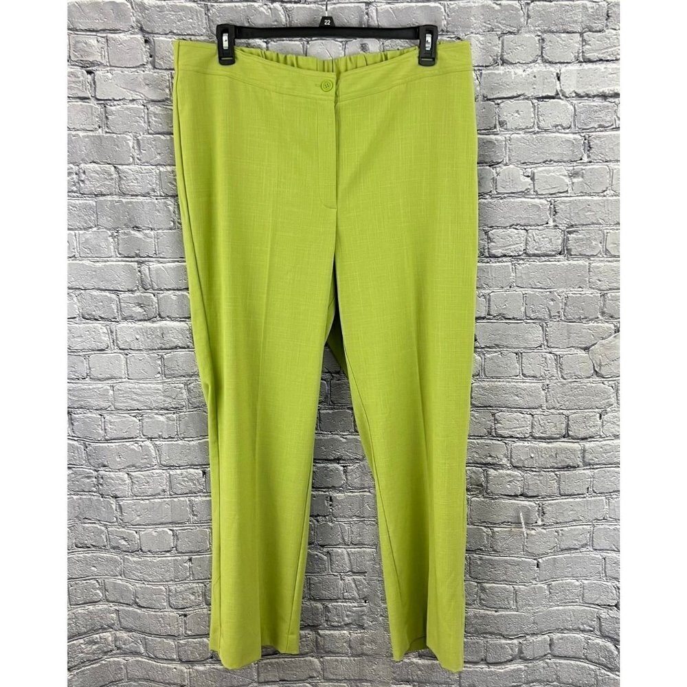 Maggie Barnes Women's Green Pants Trousers Size 0X‎ 14/16